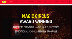 Desktop Screenshot of magiccircus.com